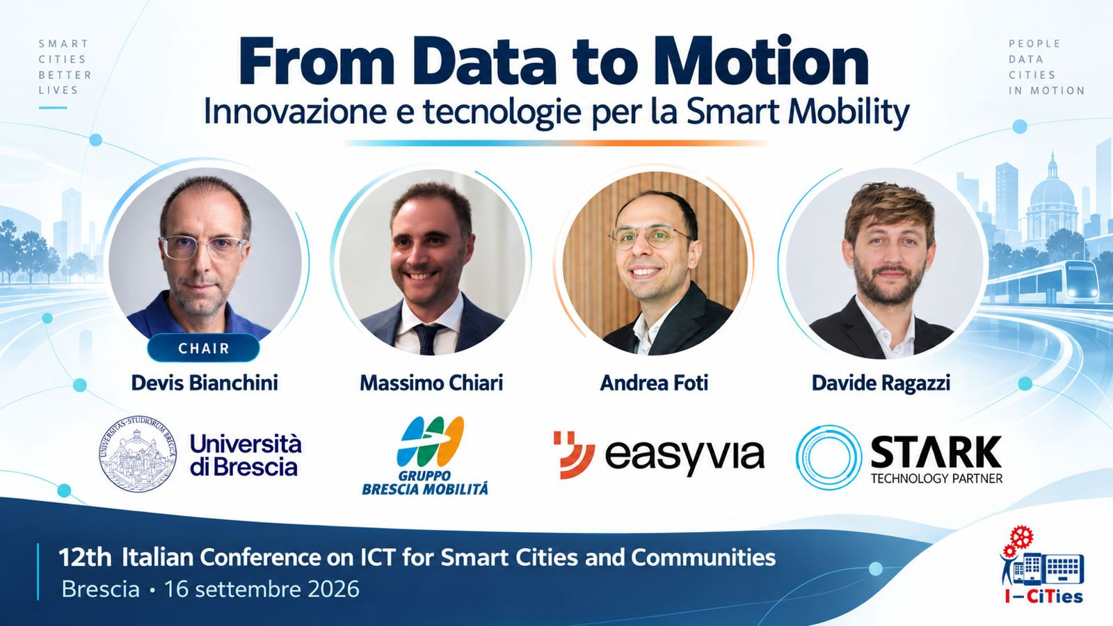 From Data to Motion: Innovazione e tecnologie per la Smart Mobility banner